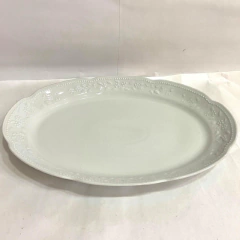 Fuente Oval Grande Porcelana Línea Mozart Verbano en internet