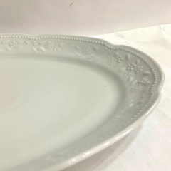 Fuente Oval Grande Porcelana Línea Mozart Verbano - Bazar Colucci