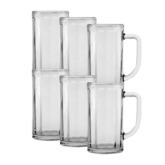 Jarro Chop Vidrio Santa Fe Cerveza Durax X6