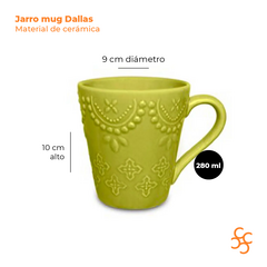 Jarro Mug Dallas Verde 280 Cc Walplo - comprar online