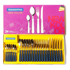 Juego Cubiertos New Kolor Varios Colores 24 Piezas Tramontina en internet