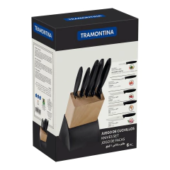 Juego X6 Piezas Cuchillos Plenus Con Taco Tramontina - comprar online