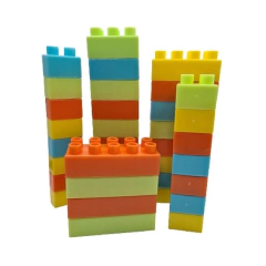 Mini Block Plástico 60 Unidades En Bolsa Colores Yesi en internet