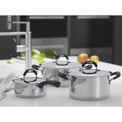 Cacerola Acero Inoxidable N° 24 Duo Silicone Tramontina - comprar online