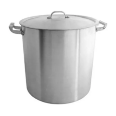 Olla Aluminio Gastronómica Con Tapa N° 22 Almandoz