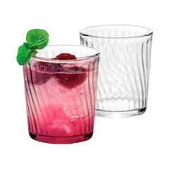 Pack x6 vaso Tornado 250 ml vidrio Durax - Bazar Colucci