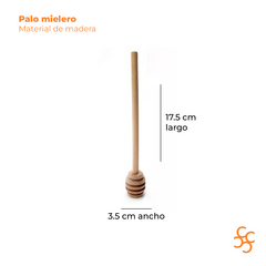 Palo Mielero Madera Set X12 Unidades Axen en internet