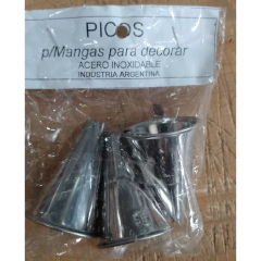 Set x3 Picos Acero Grandes Surtidos Repostería Anita en internet