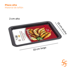 Placa Teflón Alta Horno 33x23x2 Cm Axen - comprar online