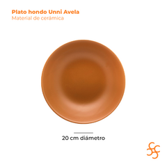 Plato hondo 20 cm Unni Avela Walplo - comprar online