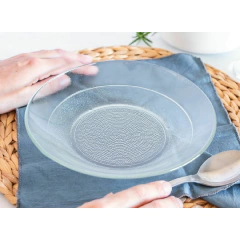 Plato Hondo Vidrio Fenix Durax Bulto Cerrado X24 en internet