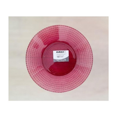 Plato playo Firenze Malbec vidrio Durax x6 - Bazar Colucci