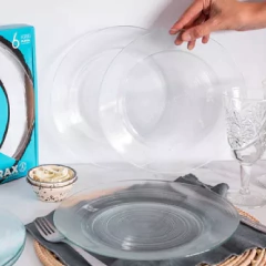 Plato Playo Vidrio Gema Plus Durax Bulto Cerrado X24 en internet