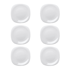 x6 Plato Postre Parma - comprar online