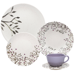 Plato postre 19 cm Unni Lilac decorado Walplo en internet