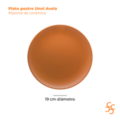 Plato postre 19 cm Unni Avela Walplo - comprar online