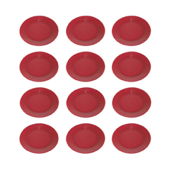 Plato Hondo Acquamix Rojo x12 - comprar online