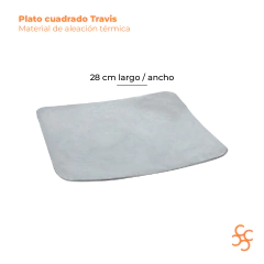 Plato cuadrado aleación térmica Travis set x6 en internet