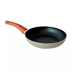 Sartén Antiadherente Cerámica Gris Mango Madera 24 Cm Carol en internet
