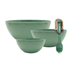 Juego x4 Bowls 17 20 y 23 Cm + Pinza Doble Línea Areia Varios Colores Carol en internet