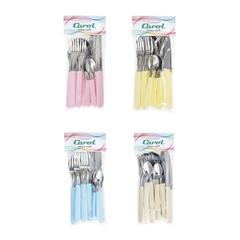 Juego De Cubiertos Acero 16 Piezas Carol - comprar online