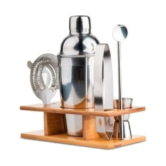 Set Coctelería Acero Inoxidable x6 Piezas Crystal Rock en internet