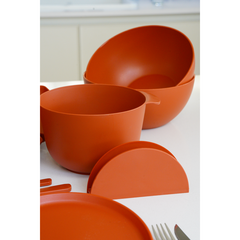 Set Plástico Línea Home Plato + Vasos + Cubiertos Varios Colores Carol - tienda online
