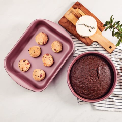 Set X2 Asaderas De Teflón Rosa Tramontina en internet