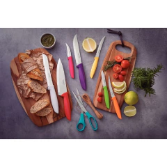 Juego Set 7 Cuchillos + tijera Tramontina Blister Cocina Chef - tienda online