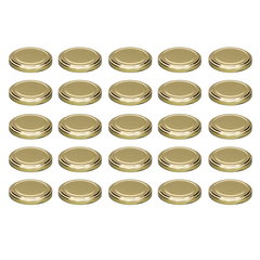 Tapa Axial 63 Para Frasco Amanacer Doradas, Blancas y Negras x50 - Bazar Colucci