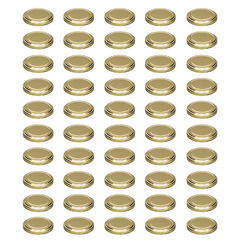 Tapa Axial 63 Para Frasco Amanacer Doradas, Blancas y Negras x100 - Bazar Colucci