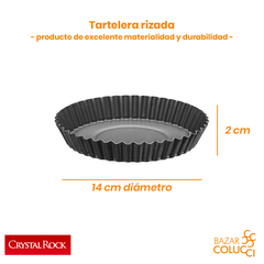 Tarteleta Rizada Antiadherente De 14 Cm Teflón - comprar online