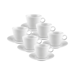 X6 taza café con plato Línea 1600 porcelana Tsuji en internet