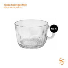 Tazón Facetado Vidrio 432 ml Durax Bulto Cerrado X24 - comprar online