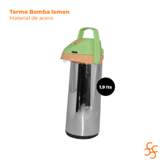 Termo Bomba 1.9 litros Lemon Acero Walplo - comprar online
