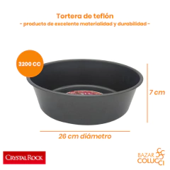 Tortera De Teflón Antiadherente 26cm - comprar online
