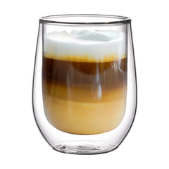 Vaso vidrio doble 200 cc café set x2 Carol en internet