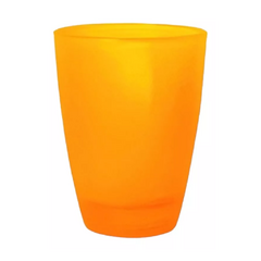 Vaso Vidrio Pampa Flour 400 ml Varios Colores Durax Set x12 - comprar online