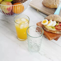 Pack x6 vaso Irupé 350 ml vidrio Durax - Bazar Colucci