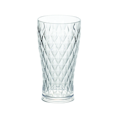 x6 vaso Glamour acrílico transparente 500ml Carol