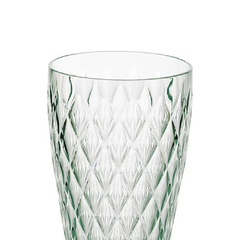 x6 vaso Glamour acrílico verde esmeralda 500ml Carol en internet