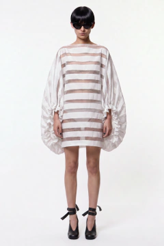 VESTIDO SYMBIOSIS BLANCO - comprar online