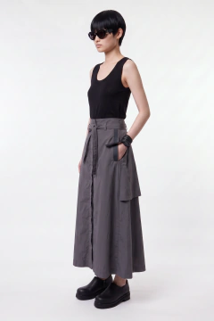 FALDA IKE GRIS CLARO - tienda online