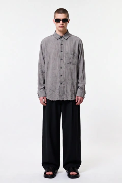 CAMISA SATELLITE GRIS CLARO