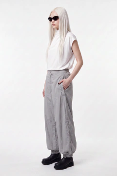 SHAFT PANTS LIGHT GREY on internet