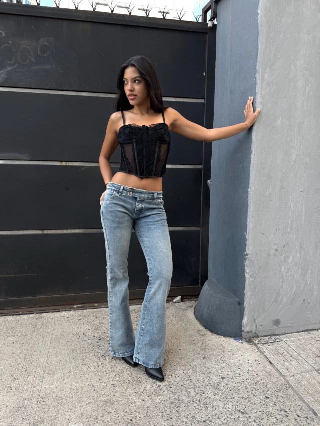 JEANS OXFORD ZENDAYA OXIDO — imagen 7