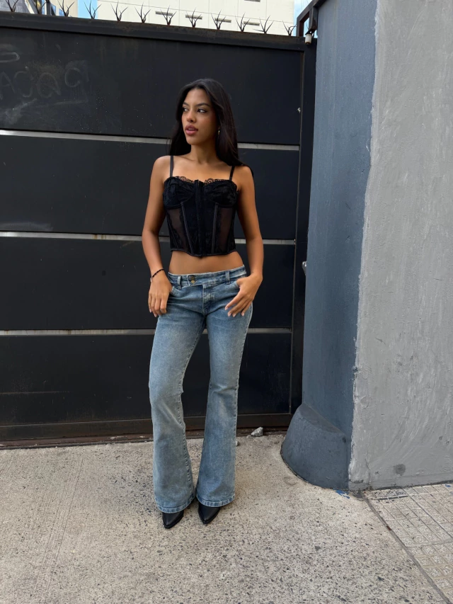 JEANS OXFORD ZENDAYA OXIDO — imagen 2