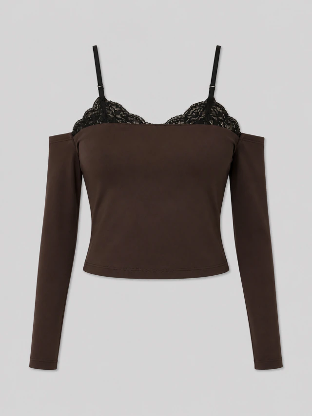Top ml oxf puntilla bretel Urban Matilda — imagen 2
