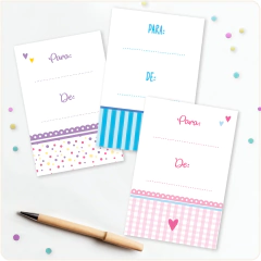 Tarjetas De/Para 001 - comprar online