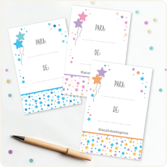 Tarjetas De/Para 002 - comprar online